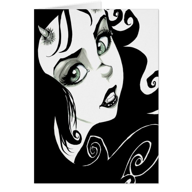 Demonögon Hälsningskort (Framsidan)