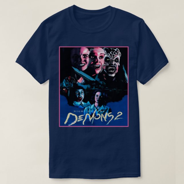 Demons Night är tillbaka Fläkt konstgåvor T Shirt (Design framsida)