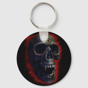 Demonskalle 1 Keychain Nyckelring