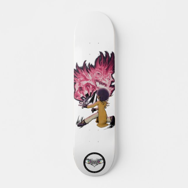 Demonslayer Afro Tia Demonstrationsstrid mot åsna  Mini Skateboard Bräda 18,5 Cm (Framsida)