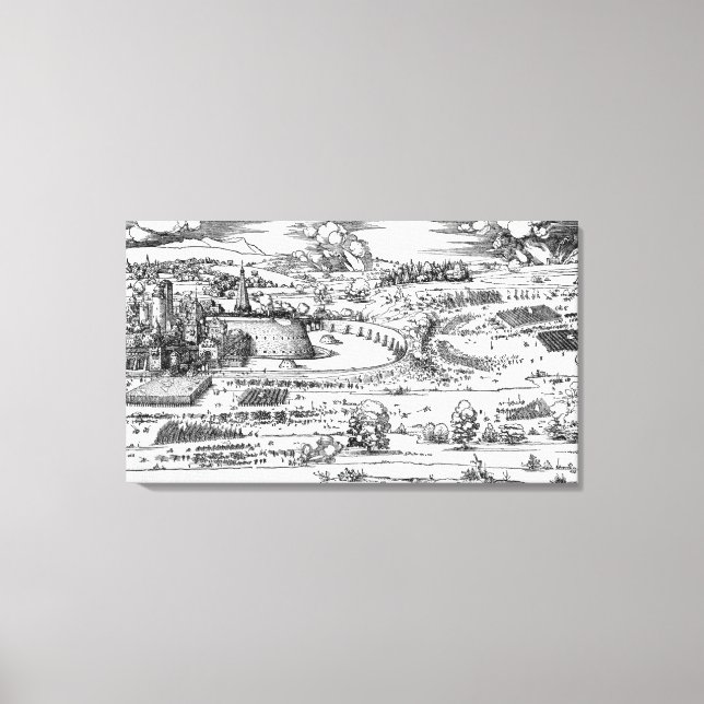 Demonstration av försvarsåtgärder canvastryck (Framsida)