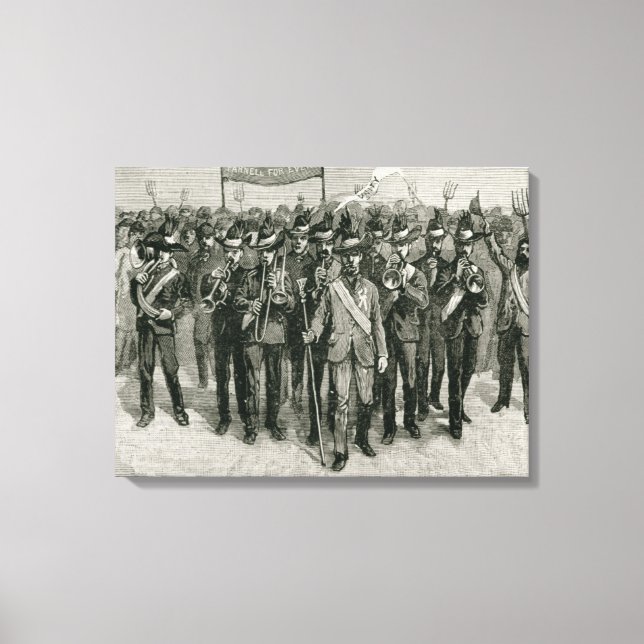 Demonstration av Neil Parnells Gods Canvastryck (Framsida)