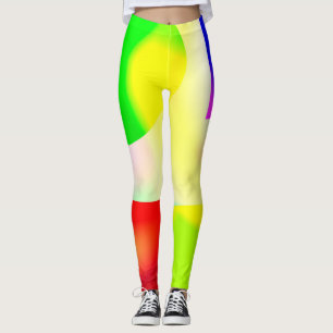 Demonstration av popkonst leggings