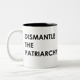 demontera patriarchyen Två-Tonad mugg