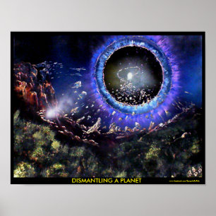Demontering av ett planet poster