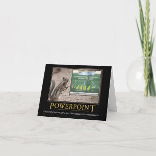 Demotivational kort: Powerpoint Kort
