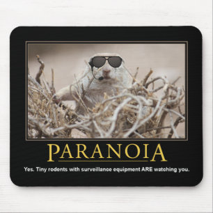 Demotivational Mousepad: Paranoia Musmatta