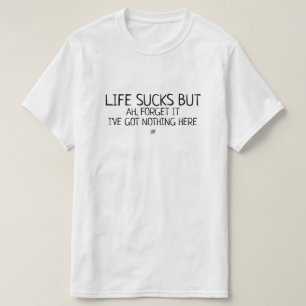 Demotiverande rolig motto t shirt