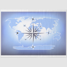 Demoupage för Compass Ro World Map