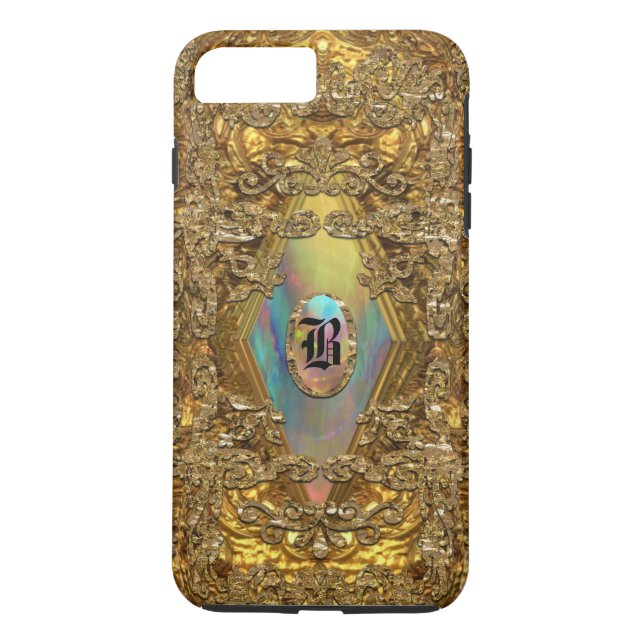 Dempsey Elegant Monogram Case-Mate iPhone Skal (Baksida)