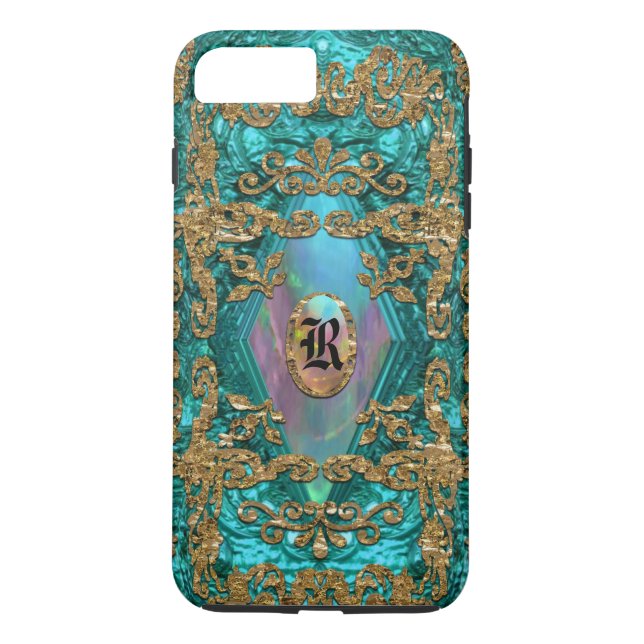 Dempsey Micha Elegant Monogram Case-Mate iPhone Skal (Baksida)