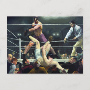 Dempsey och Firpo av George Bellows Vykort