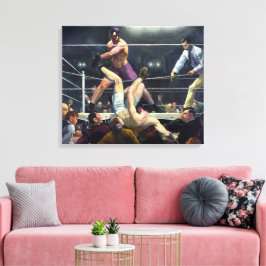Dempsey och Firpo | George Bellows | Canvastryck