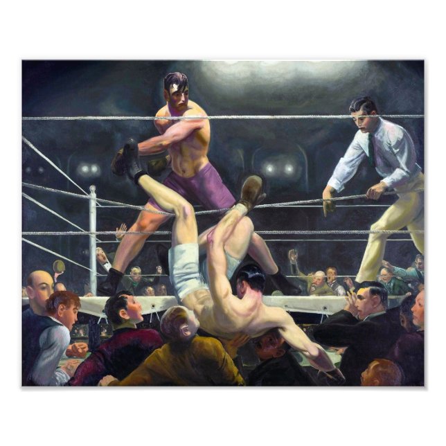 Dempsey och Firpo | George Bellows | Fototryck (Framsidan)