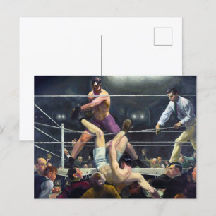 Dempsey och Firpo George Bellows POSTER Vykort