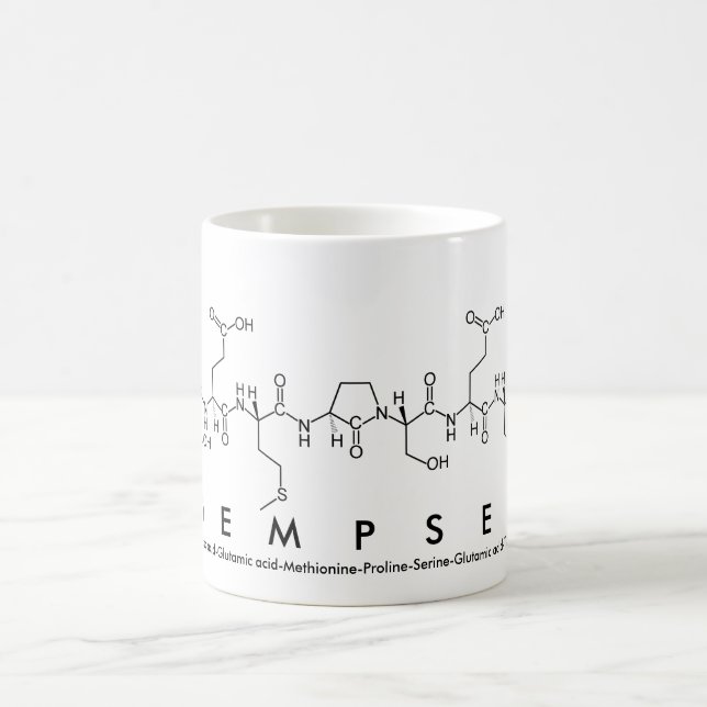 Dempsey peptide namn mugg (Center)