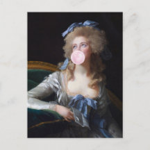 Demure with Pink Bubble Gum