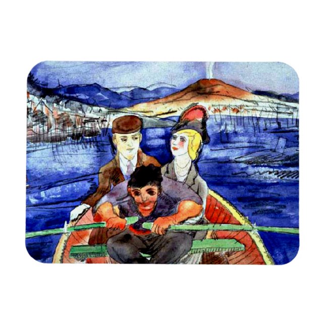 Demuth - Boat Ride från Sorrento Magnet (Horisontell)