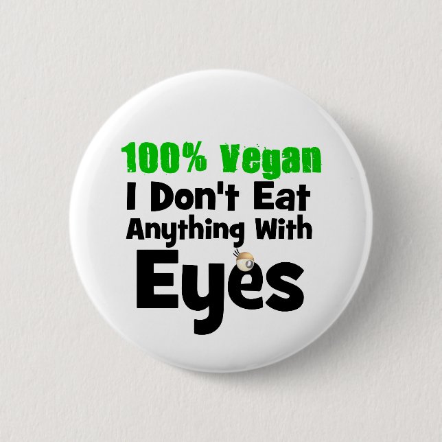 Den 100 procent veganen äter jag inte något med knapp (Framsida)
