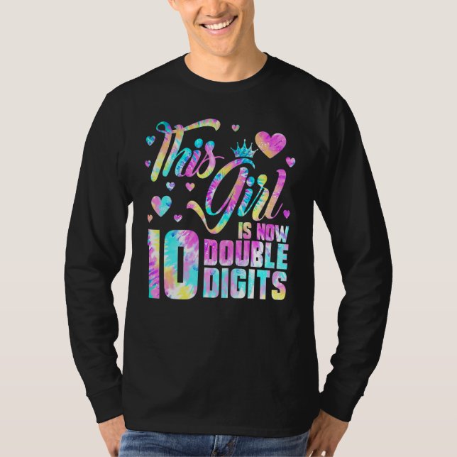 Den 10:e födelsedagen den här flickan är nu 10 Dub T Shirt (Framsida)
