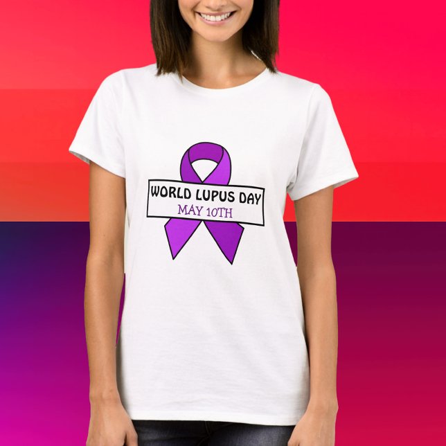 Den 10:e maj är världsdagen för Lupus T Shirt (Skapare uppladdad)