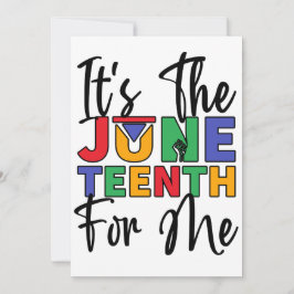 Den 10 juni för mig Melanin Black Sista Bruh Inbjudningar