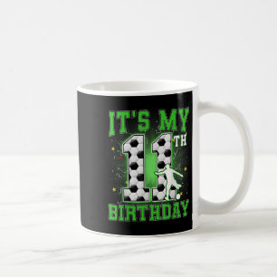 Den 11:e födelsedagspojken 11 år gammal Party Kaffemugg