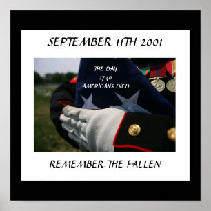 DEN 11 SEPTEMBER 2001 MINNS DEN FALLEN POSTER