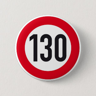 den 130 kph européhuvudvägen undertecknar knäpp knapp