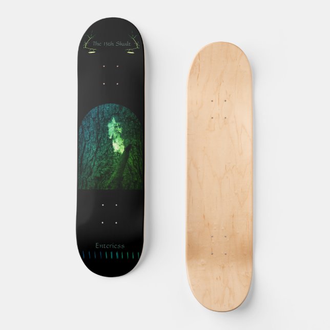 Den 13:e Skult. Mini Skateboard Bräda 18,5 Cm (Framsida)