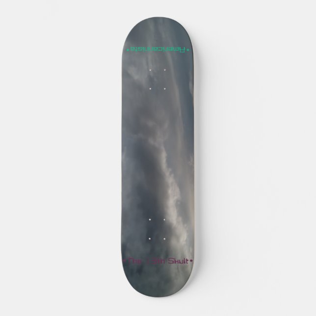 Den 13:e Skult. Mini Skateboard Bräda 18,5 Cm (Framsida)