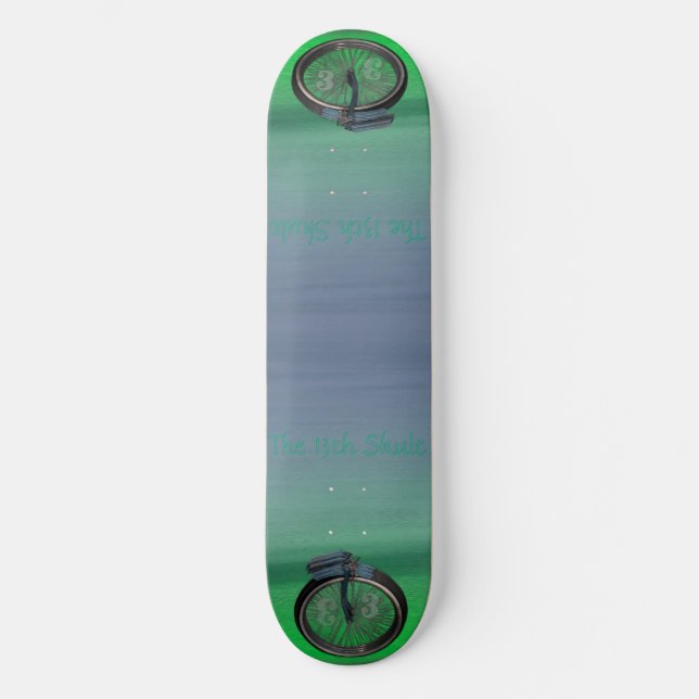 Den 13:e Skultboarden Mini Skateboard Bräda 18,5 Cm (Framsida)