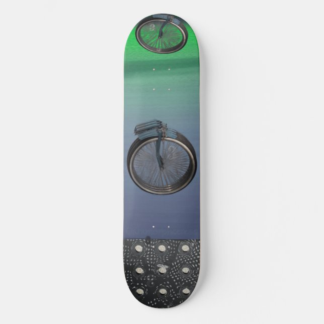 Den 13:e Skultbrädan. Mini Skateboard Bräda 18,5 Cm (Framsida)