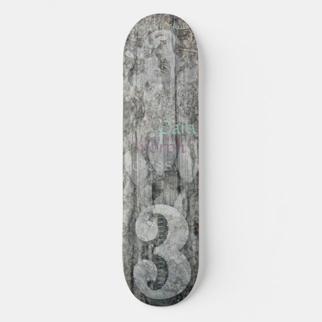Den 13:e Skulten Mini Skateboard Bräda 18,5 Cm (Framsida)