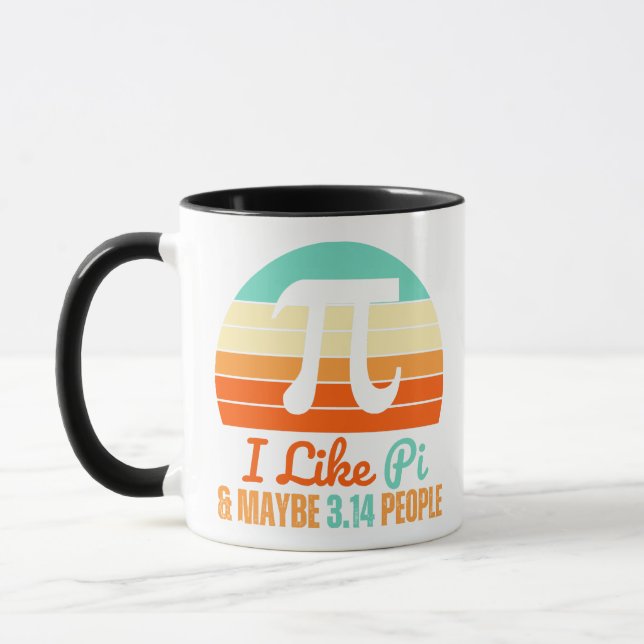 Den 14:e pi Day Merch jag gillar Mugg (Vänster)
