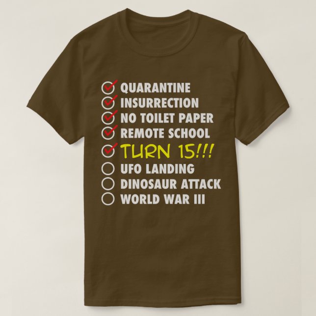 Den 15:e födelsedagen 2022, född 2007 Premium T Shirt (Design framsida)