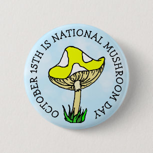 Den 15 oktober är National Mushroom Day Food Helgd Knapp