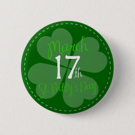 Den 17:e St. Patty-dagen Firande Knapp
