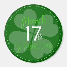 Den 17:e St. Patty-dagen Firande Magnet