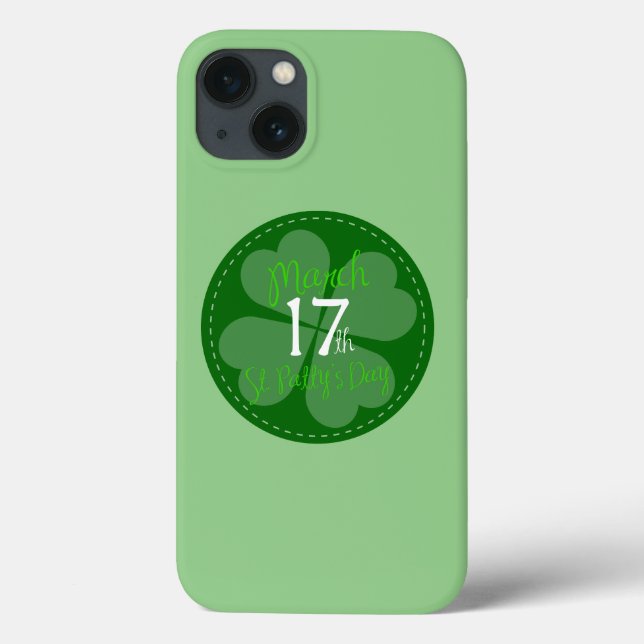 Den 17 mars i St. Patty's Day Firande iPad Case (Baksida)