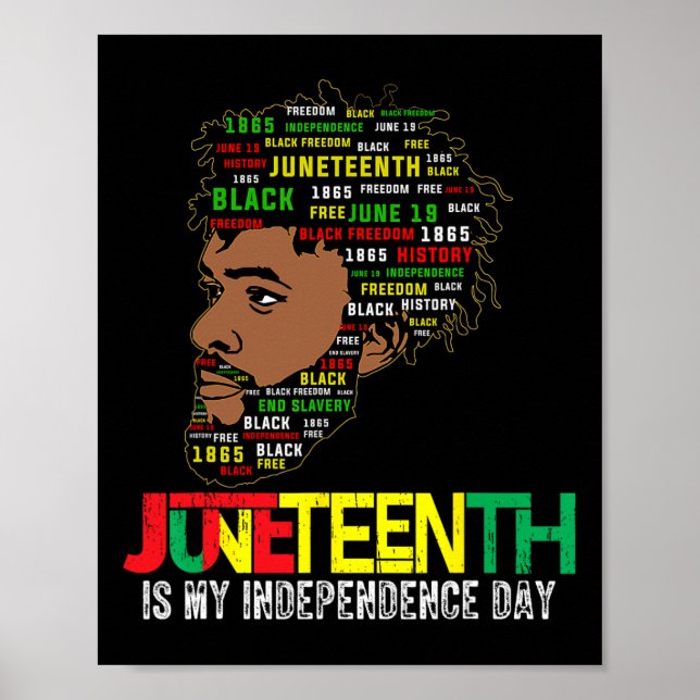 Den 18:e firandet av den svarta fridens afrikansk  poster (Framsidan)