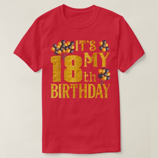 Den 18:e födelsedagen Lycklig 2004 Tee for G (Design framsida)