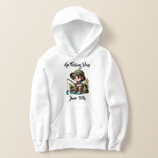 Den 18 juni är fiskedagen | Lönsamma Helgdagar T Shirt (Laydown)