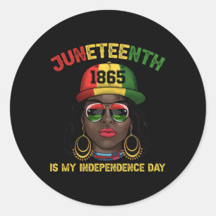 Den 18 juni är mitt Independence day-nummer 1865 Runt Klistermärke