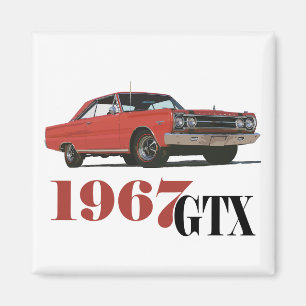 DEN 1967 RÖDA GTXEN MAGNET