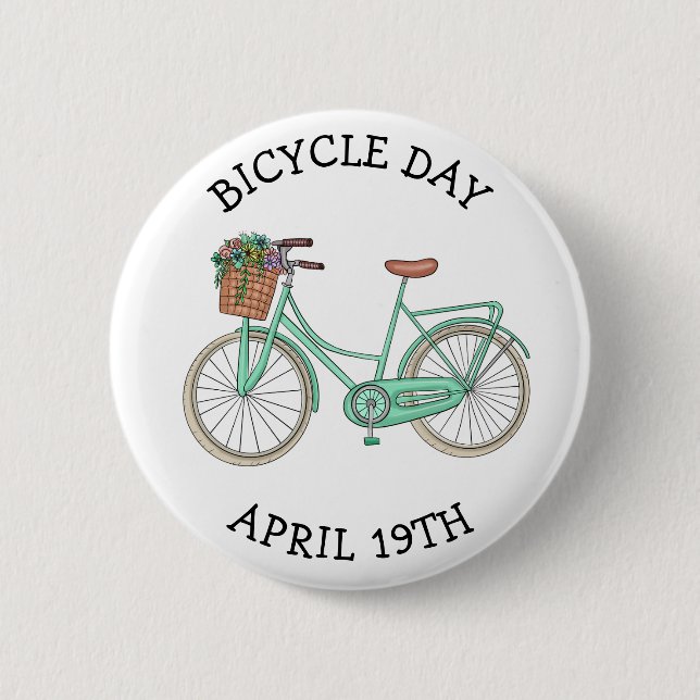 Den 19 april är cykeldagen knapp (Framsida)