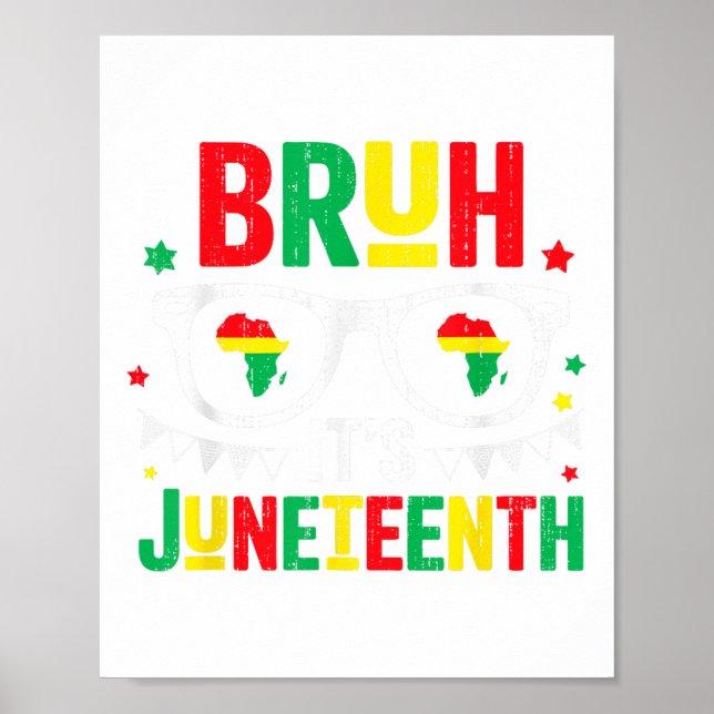 Den 19 juni 1865 afrikanskt friheter i juni poster (Framsidan)