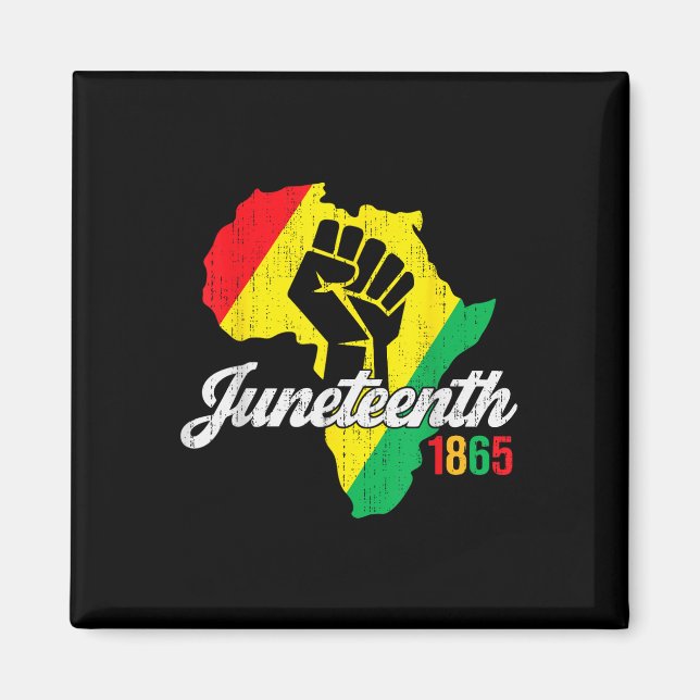 Den 19 juni 1865 Fria Afrikas svarta Magnet (Framsidan)