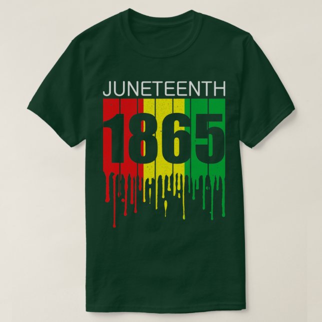 Den 19 juni 1865 i Real Independence day T Shirt (Design framsida)