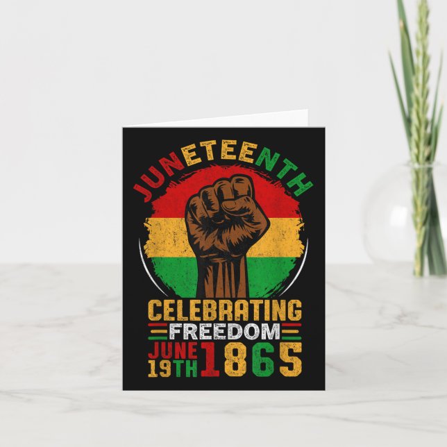 Den 19 juni 186 firar den svarta friheten kort (Framsida)